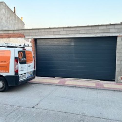 slategrain acanalado m gris antracita 5mts